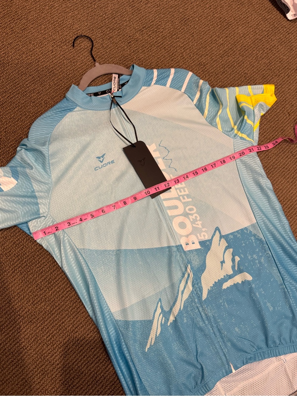 *NWT* CUORE Full Zip Cycling Jersey - Picture 11 of 12
